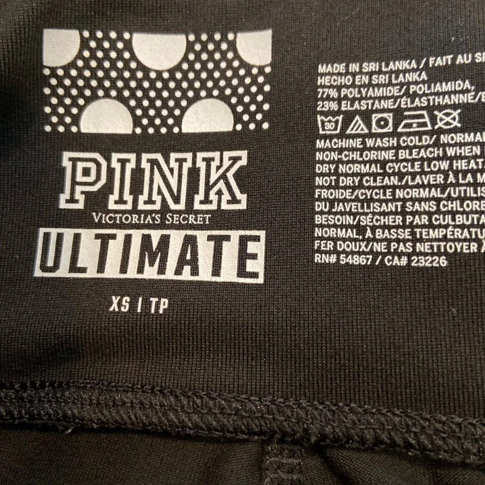Pink ultimate Womens Cropped Leggings, XS - Picture 6 of 8
